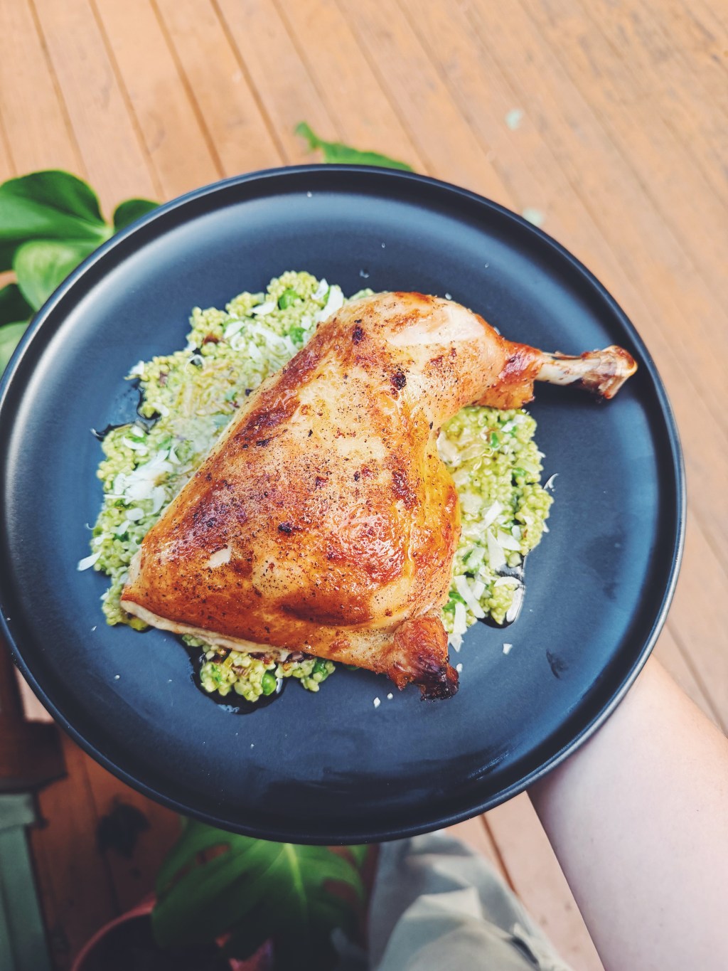 Buttermilk Roasted Chicken With Herb&nbsp;Pastina